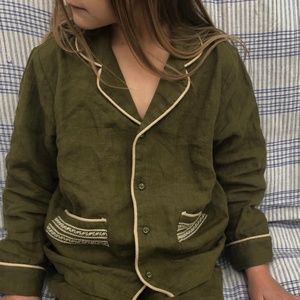Apolina Linen Pajamas 5-7yr